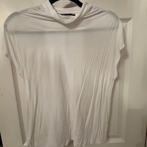 Elegant White Women's Tunic Top